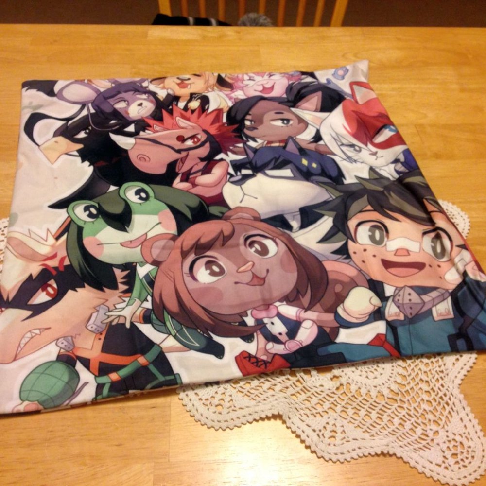NWOT Pillow Cover, anime animals